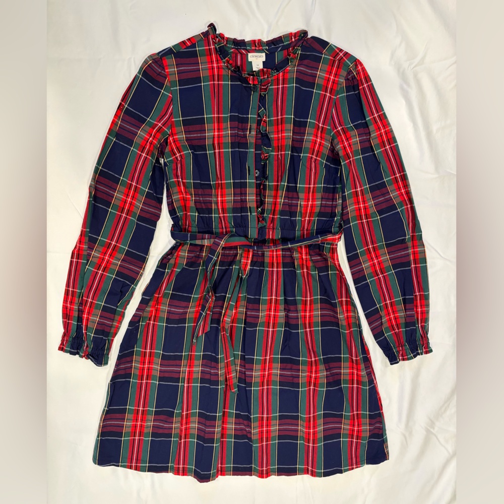 Crewcuts Holiday Plaid Girls Dress